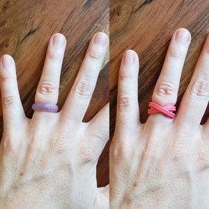 Qalo Silicone Rings - Sold as pair
